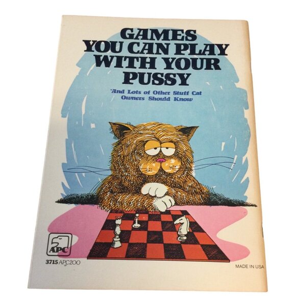 Games you play with your Pussy AND LOTS OF OTHER By Ira Alterman Book 1978 - Picture 2 of 6